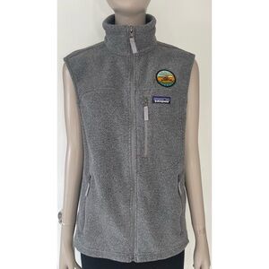Patagonia Grey Synchilla Fleece Vest